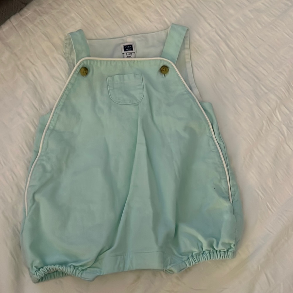 Janie and jack mint romper